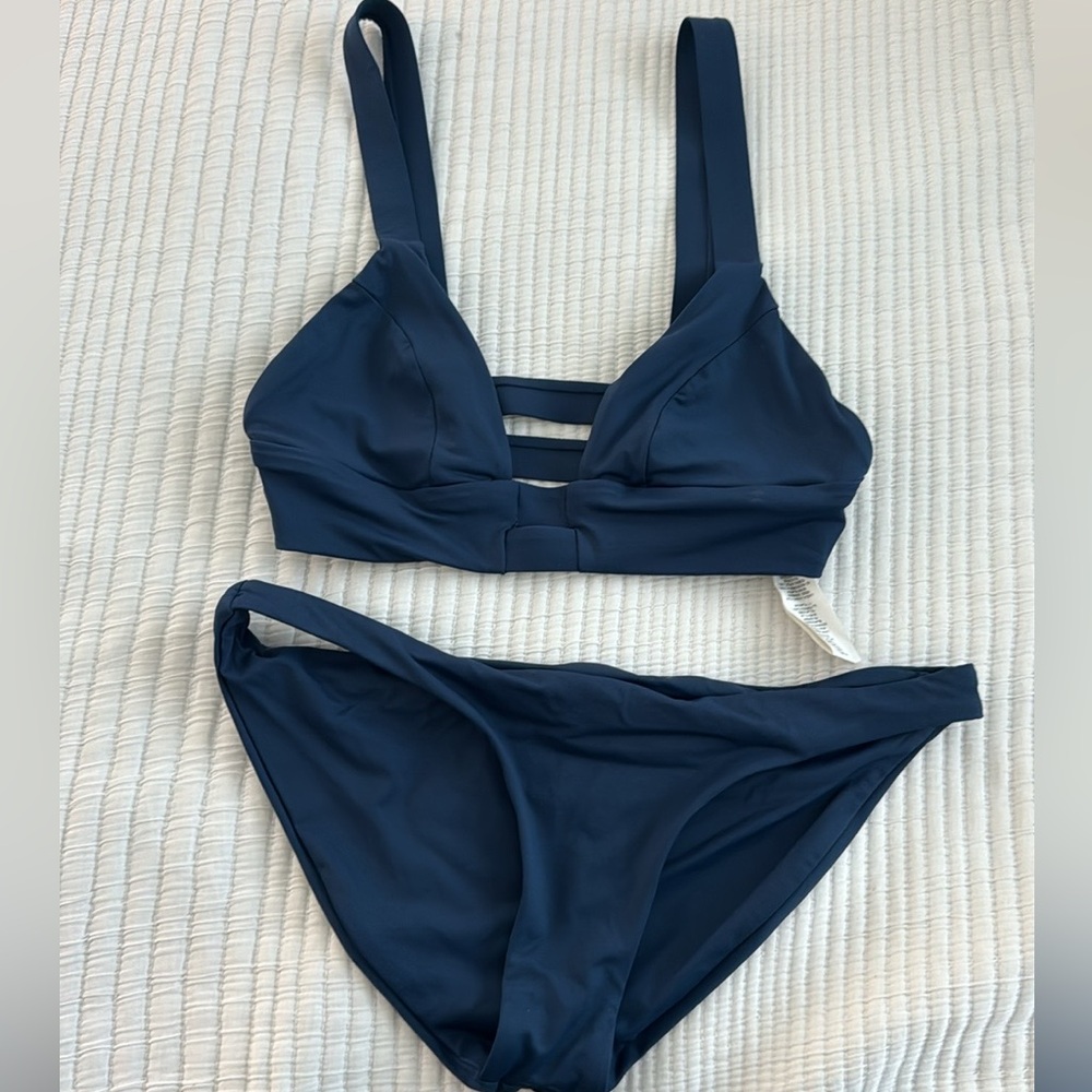 Vitamin A Women's Navy Bikini Set